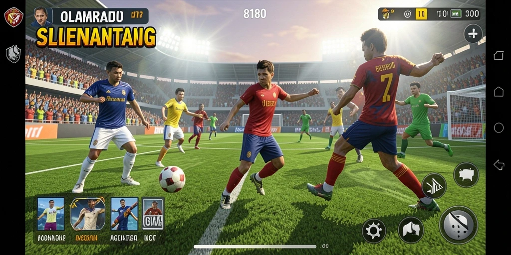 Tampilan gameplay 8180 yang menegangkan dan seru.