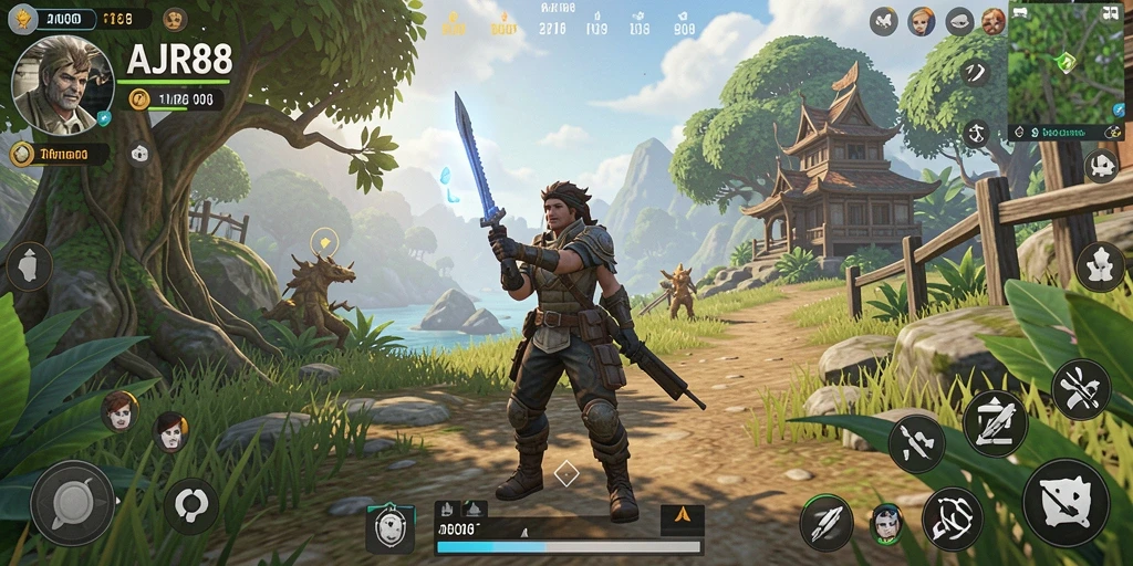 Tampilan gameplay Open World yang menakjubkan dari AJR88.