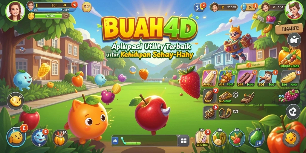 Tampilan antarmuka BUAH4D yang intuitif dan menarik.