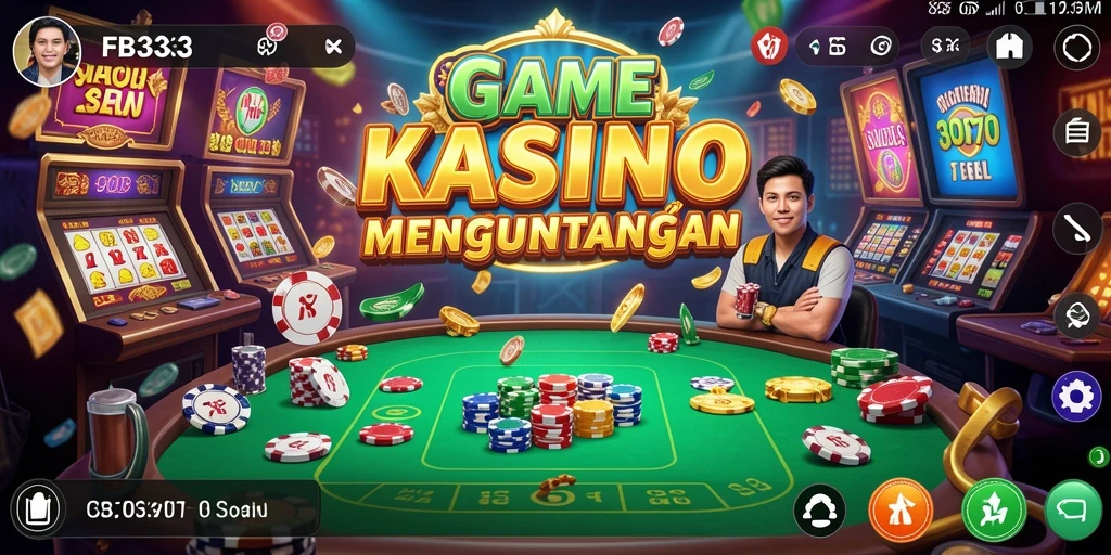 Tampilan menarik dari gameplay Kasino di FB333.