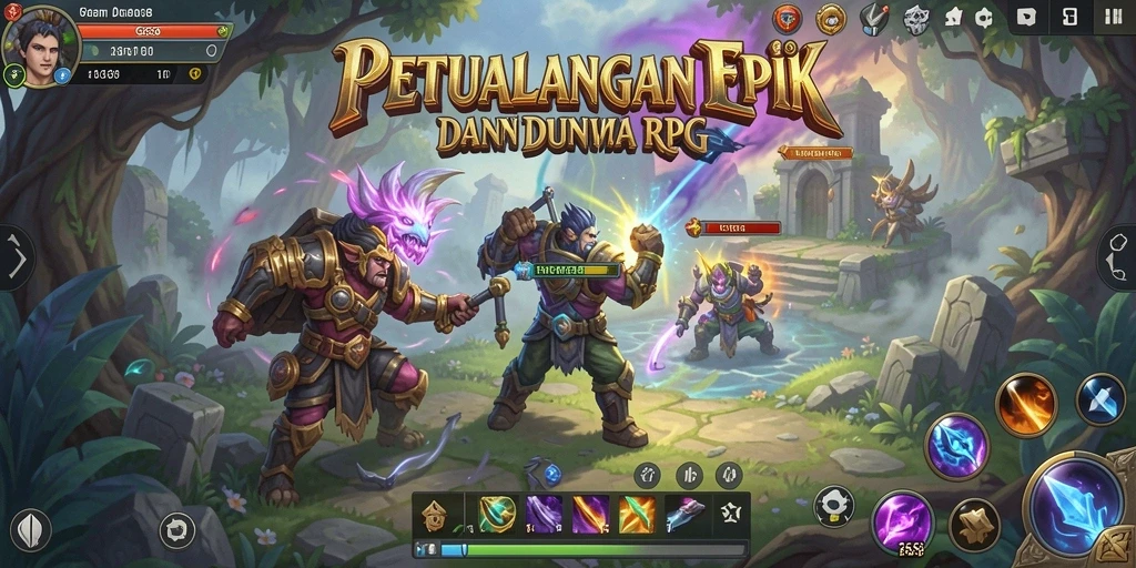 Screenshot G668 menunjukkan pertarungan epik dan karakter yang menarik.