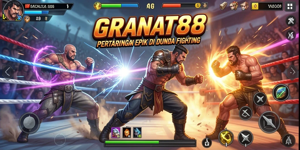 Gameplay seru dengan pertarungan karakter yang penuh aksi dan strategi.