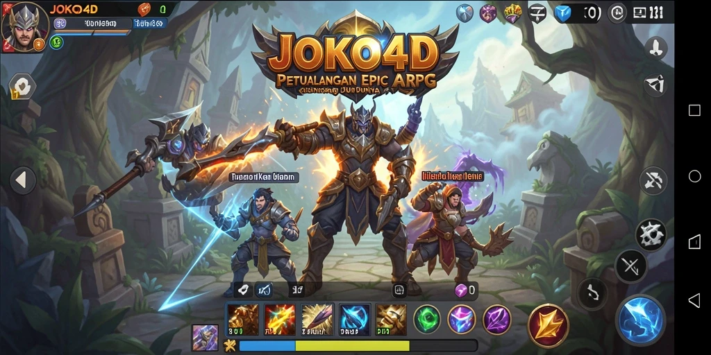 Gameplay menarik dalam JOKO4D yang penuh aksi.
