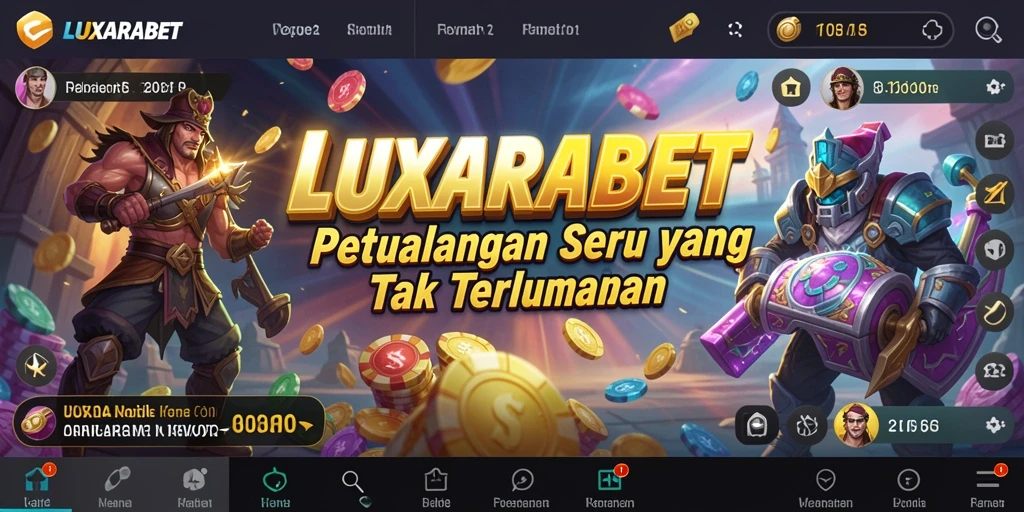 Tampilan gameplay LUXARABET yang menegangkan dan penuh petualangan.