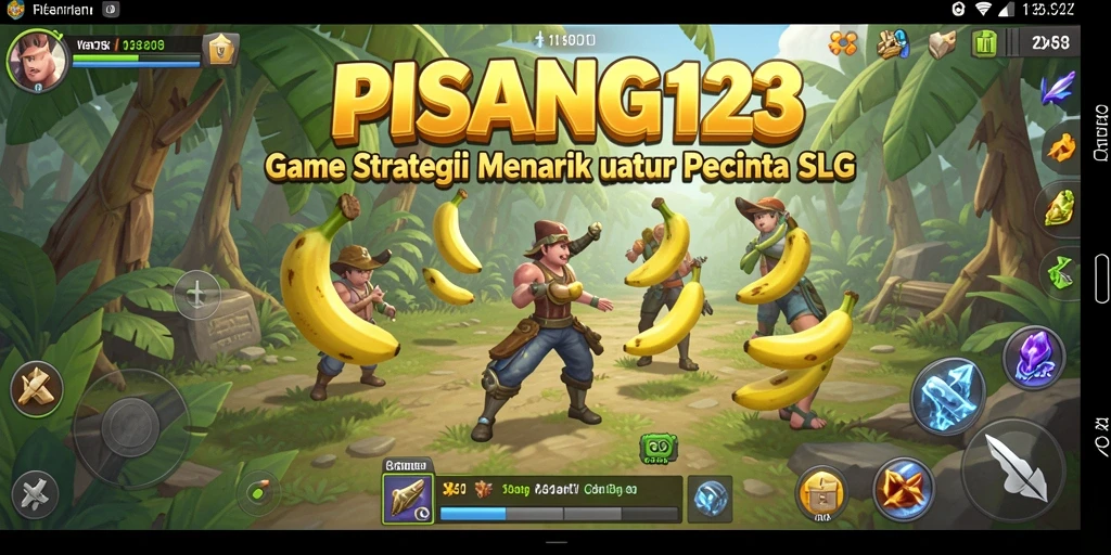 Tampilan gameplay PISANG123 dengan aksi strategi yang mendebarkan.