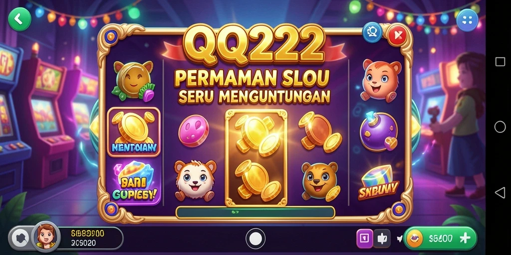 Tampilan seru dari game Slot QQ222 dalam aksi.